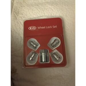 Kia Wheel Lock Set Anti-Theft Security Chrome Finish